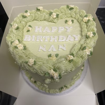 Vintage Heart Cake