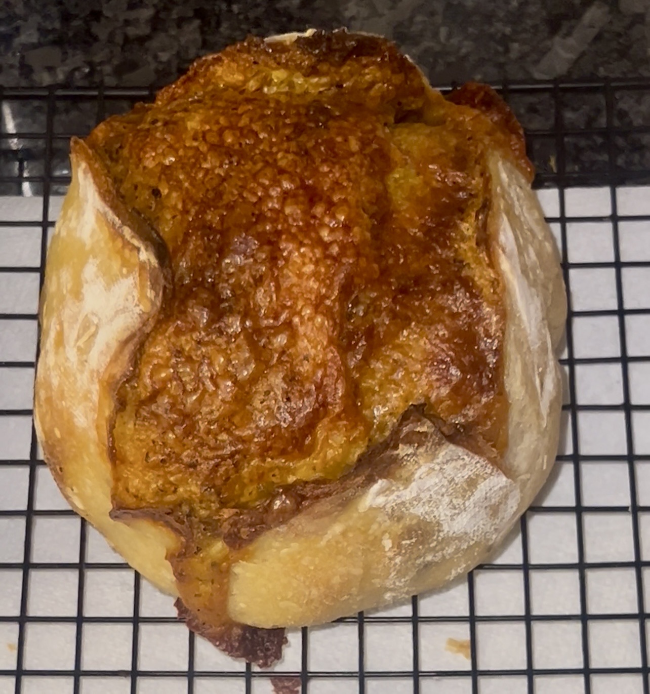 Cajun Cheddar Sourdough Loaf