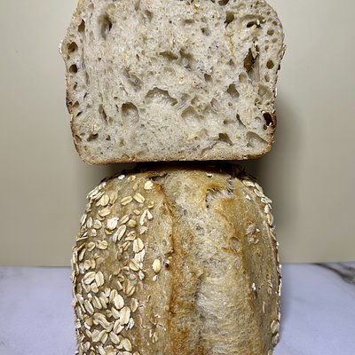 Honey Oat Sourdough Artisan Loaf