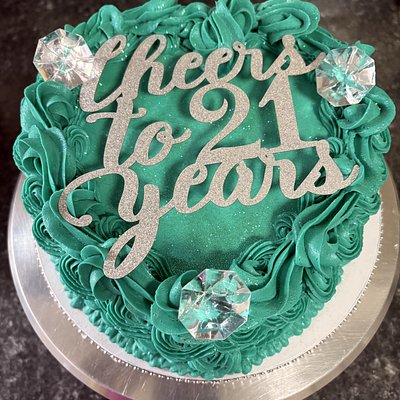 8” Heart cake (1 Layer Only)