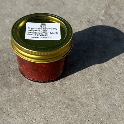 Strawberry Jalapeño- sweetened with erythritol & monk fruit