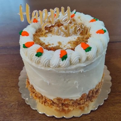 8” Carrot cake W/ Cream cheese Frosting