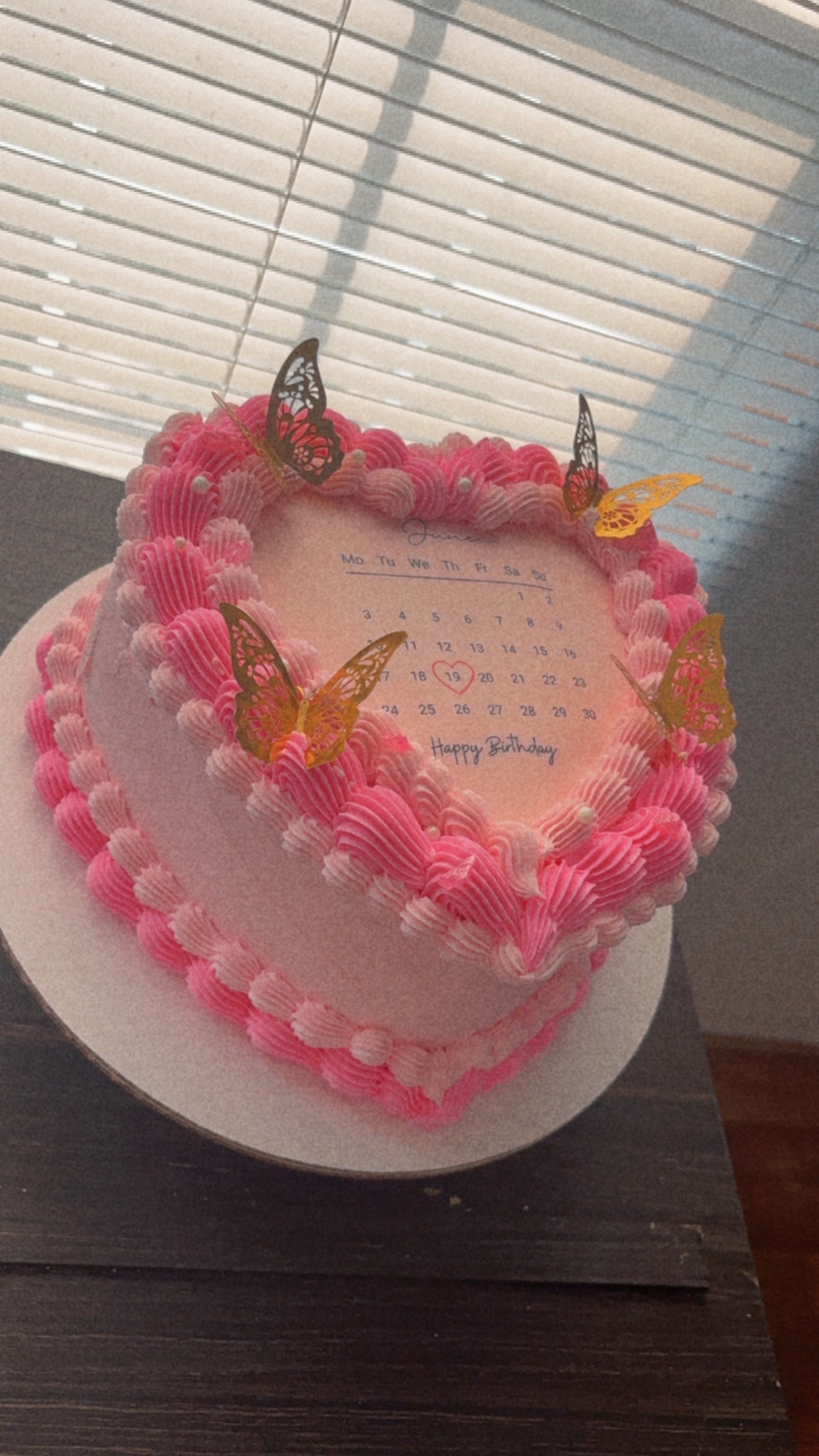 8 Inch Heart Cakes