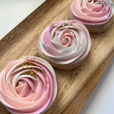 Custom One Dozen Buttercream Cookies