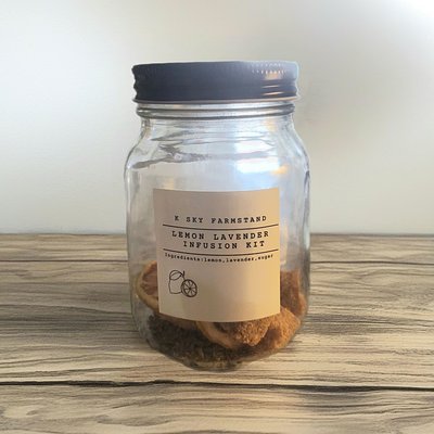 Cocktail Infusion Jar ( Lemon Lavender)