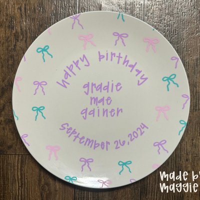 Birthday Plate