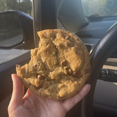 Jumbo Brown Butter Sourdough Chocolate Chip Cookies 1 Dozen