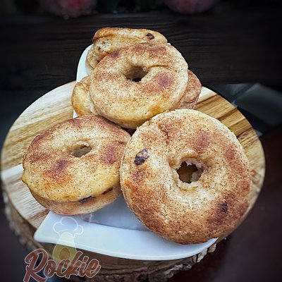 Keto Cinnamon “sugar” Bagel (2)