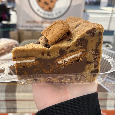 Cookie Butter Cookie Pie Slice