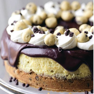 Chocolate Chip Cookie Dough Extravaganza Cheesecake 