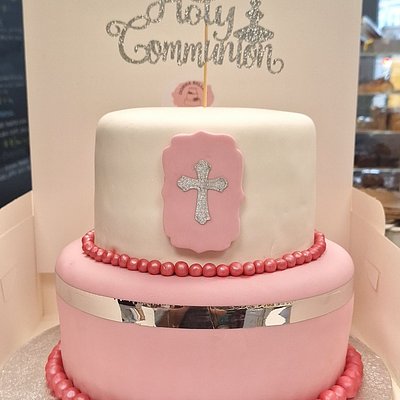 2 Tier Confirmation Cakes 