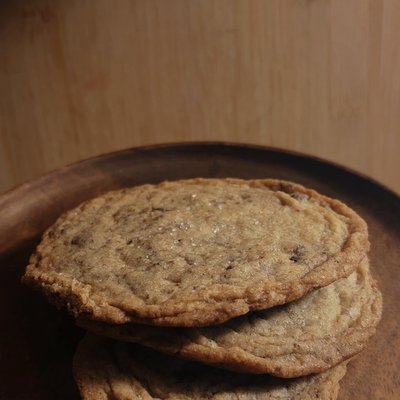 Brown Butter Chocolate Chip Sourdough Cookies 