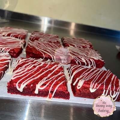 Red Velvet White Chocolate Chip Brownies
