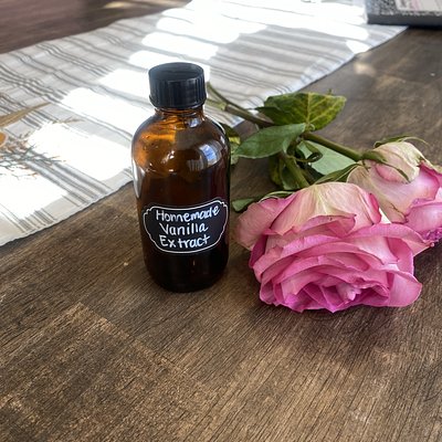 Homemade vanilla extract
