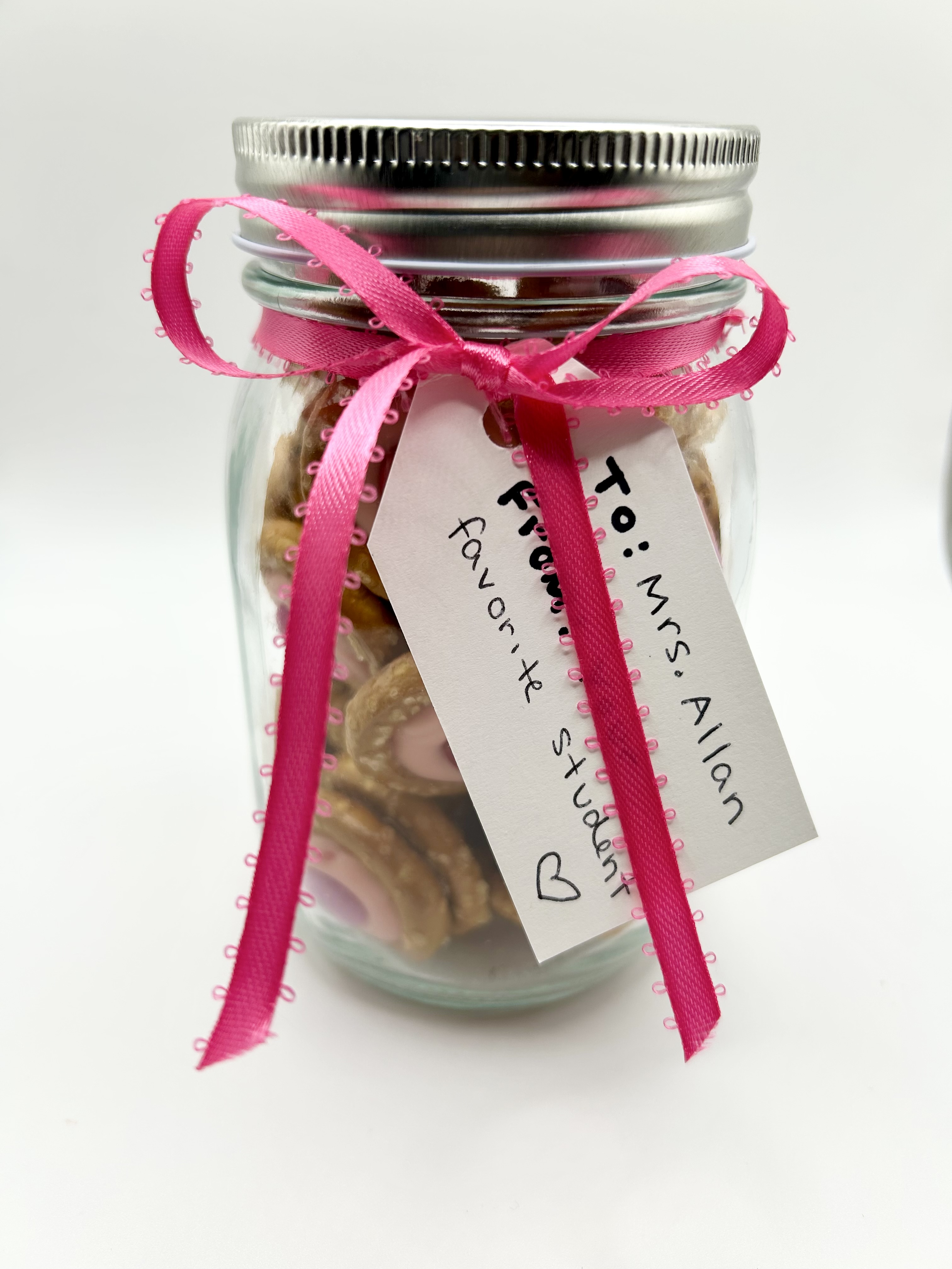 Pretzel Bites Gift Jar
