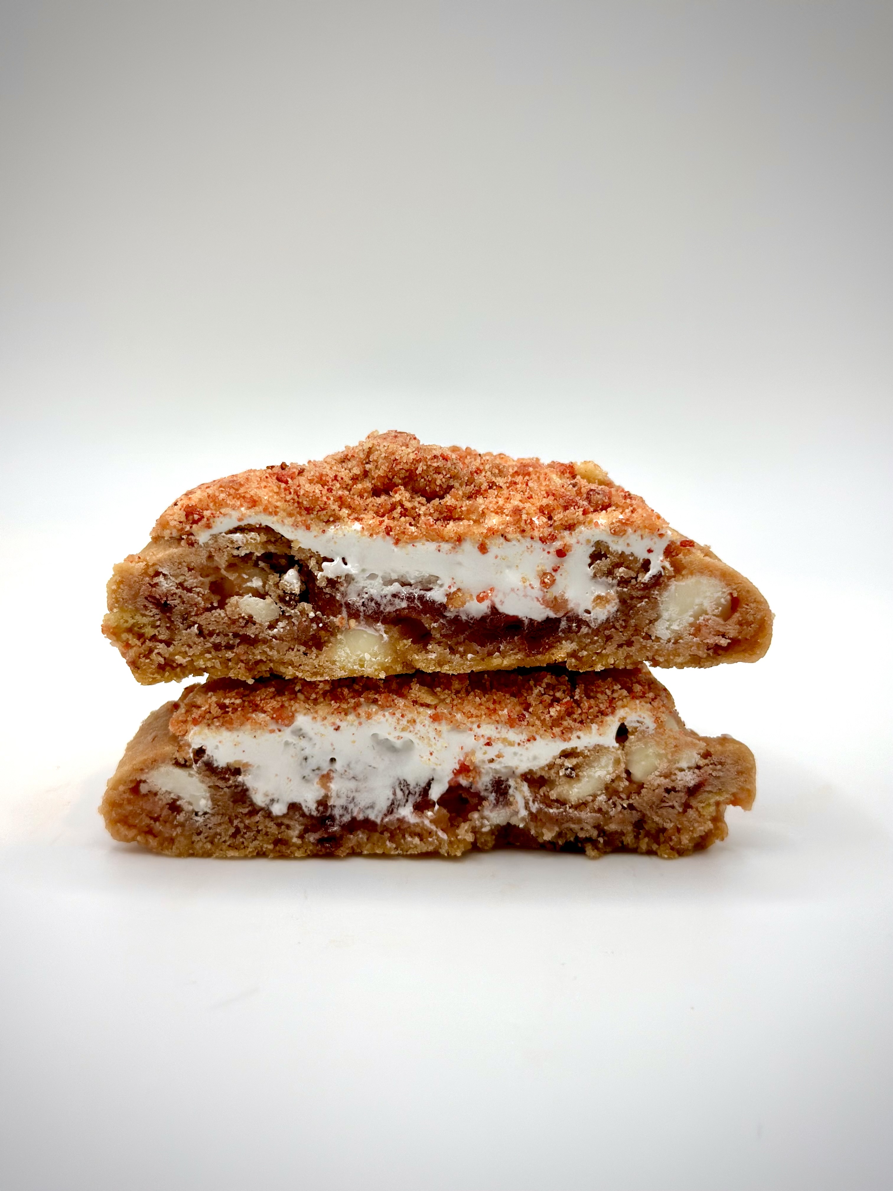 Strawberry Shortcake Stuffed Cookie