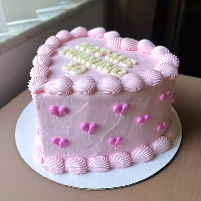 6” Heart Cake