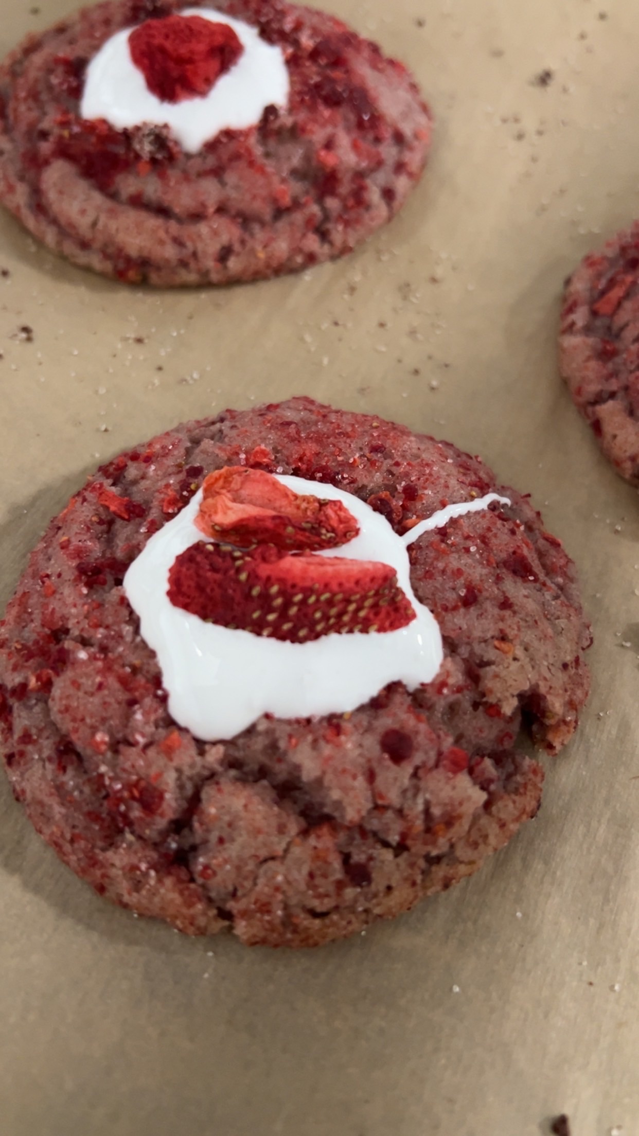 Dozen Strawberry Marshmallow Cookies