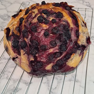 Blueberry Lemon Sourdough Bread 