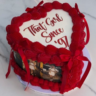 6” Heart cake (Starting price)