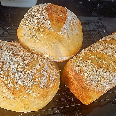 Honey Oat Sourdough Loaf