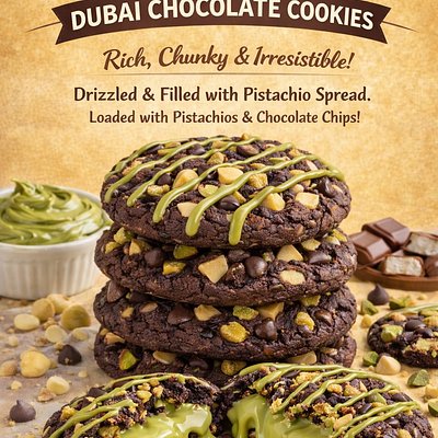 DUBAI CHOCOLATE COOKIES