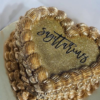 Custom Heart Cake(please Specify Add Ons For Total Price)