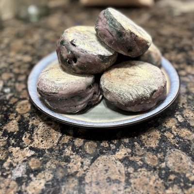 (6) Sourdough Blueberry English Muffins