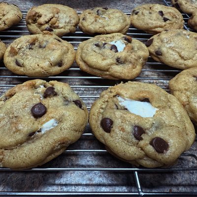 Campfire Cookies (S’mores)