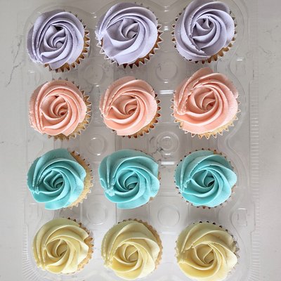 Simple Swirl Cupcakes