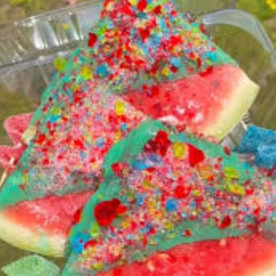 Candied Watermelon Slices 