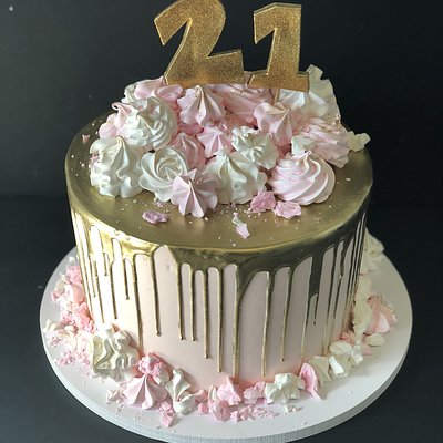 8” Round Custom Cake