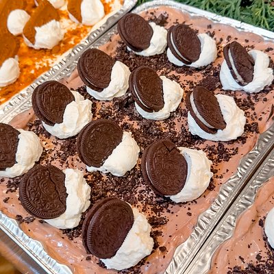 Chocolate Oreo Pudding Pan
