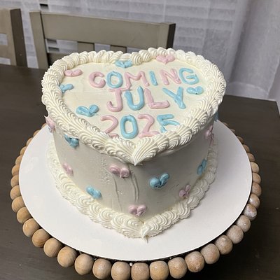 8inch Heart Cake