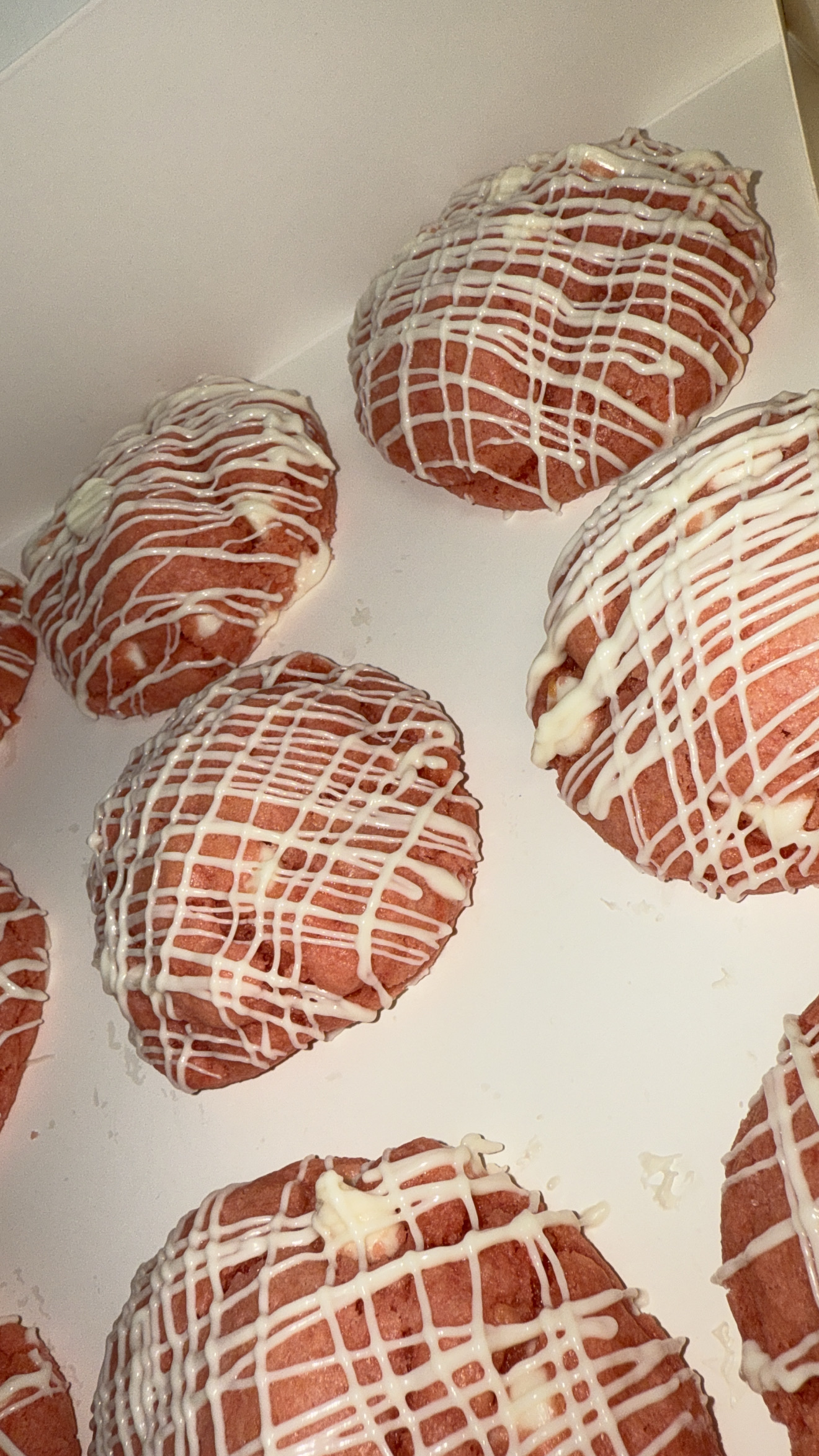 Strawberry White Chocolate Chip Cookies