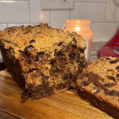 Brown Butter Chocolate Espresso Banana Bread 