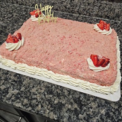 Half A Sheet Cake (Read Description)