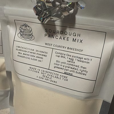 Sourdough Pancake mix