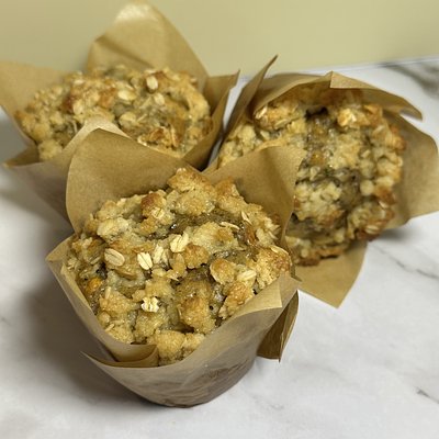 Carrot Cake Sourdough Muffins