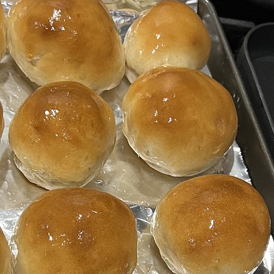 Dinner Rolls With Homemade Unsalted Butter