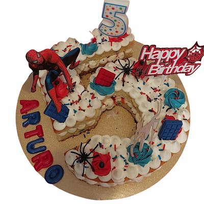Custom One Digit Number Cake 