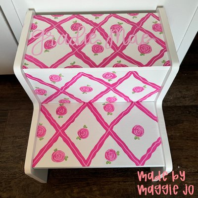 Hand Painted Stool 