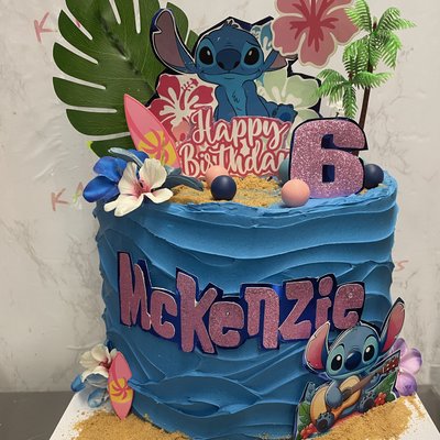 12” 1 Tier Freestyle custom Cake