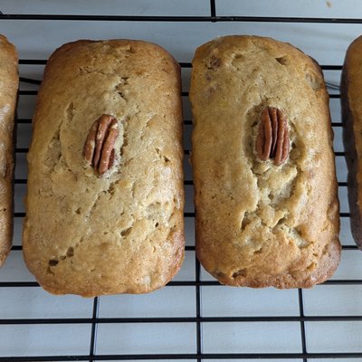 Banana Bread With Or Without Pecans And Chocolate Chips 