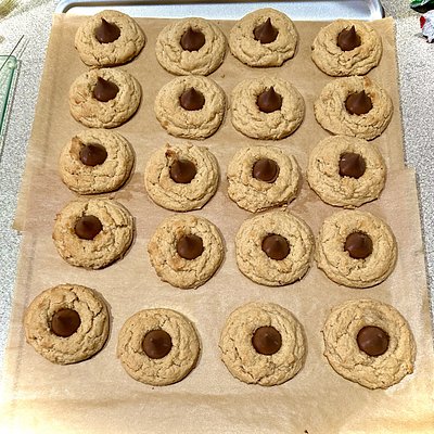 Sourdough Peanut Butter Blossoms