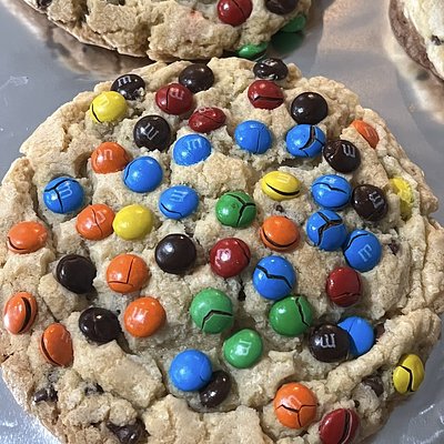 Jumbo M&M Cookies