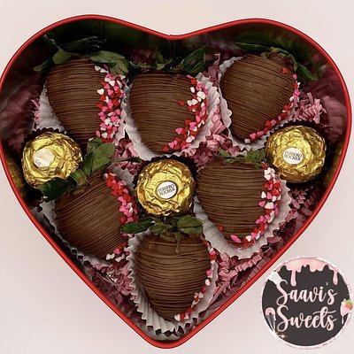 Sweetheart Strawberry Tin (6 ct)