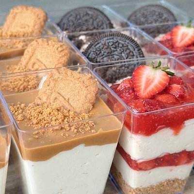 Strawberry Cheesecake Cups