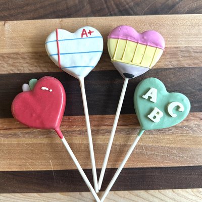 Back To School Cake Pops