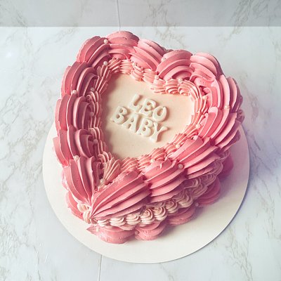 6” Heart Cake